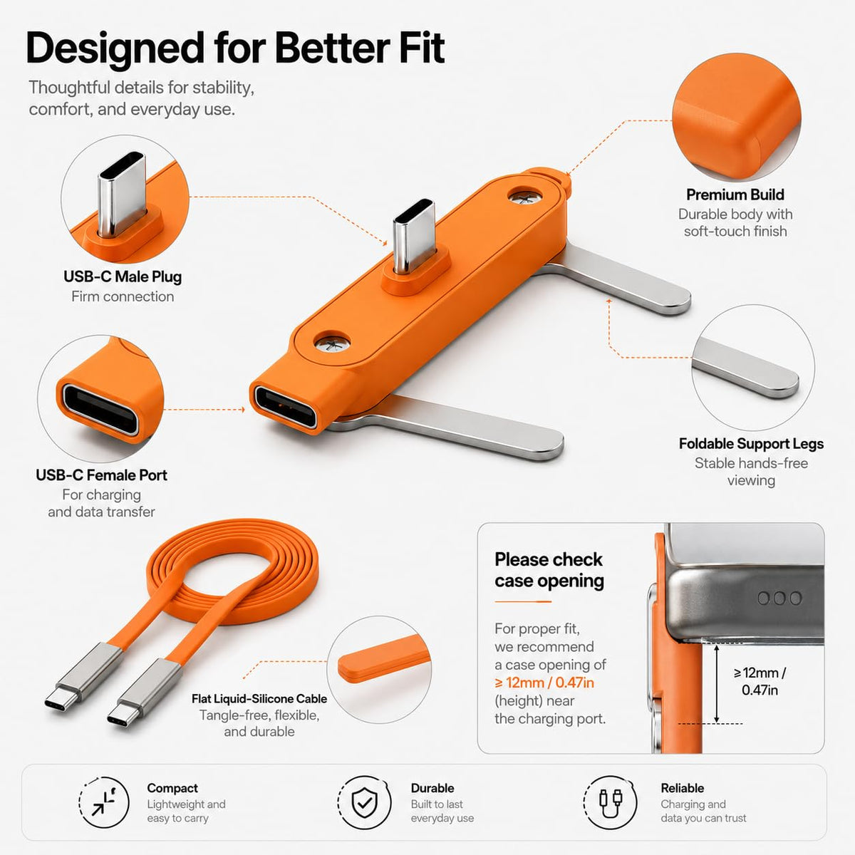 240W Multi-functional Fast-charging Phone Holder Data Cable